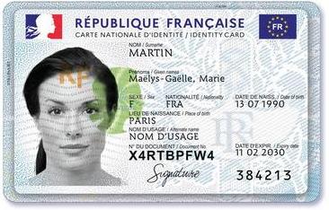 Nouvelle carte d'identit