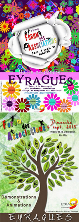 logo forum des associations Eyragues